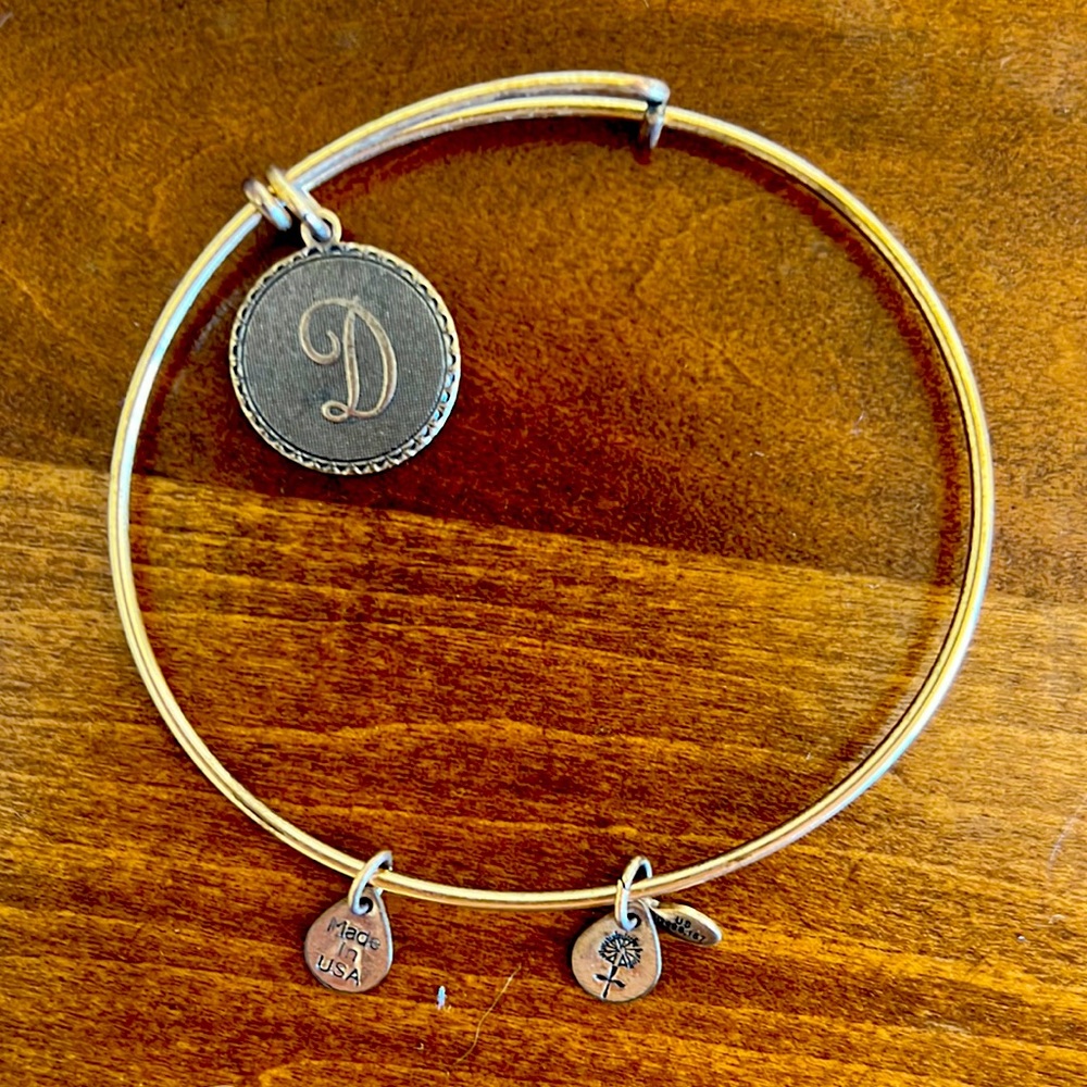 Alex and Ani ‘D’ Initial Charm Bracelet